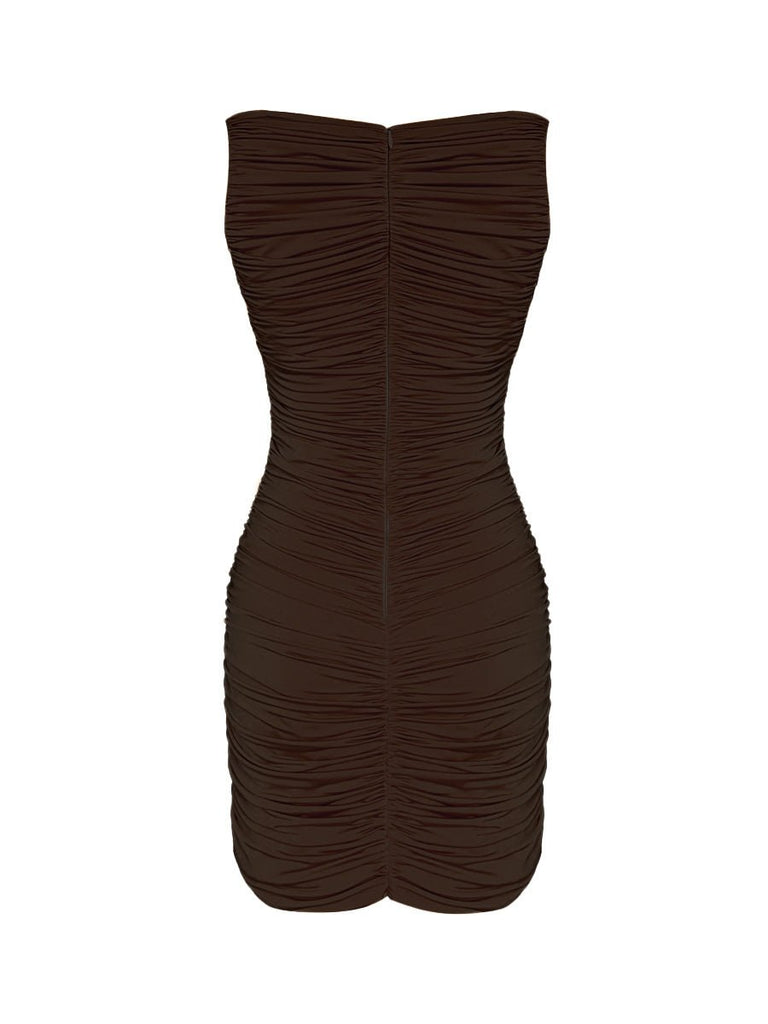 Alora Dress - Brown - Gigii's