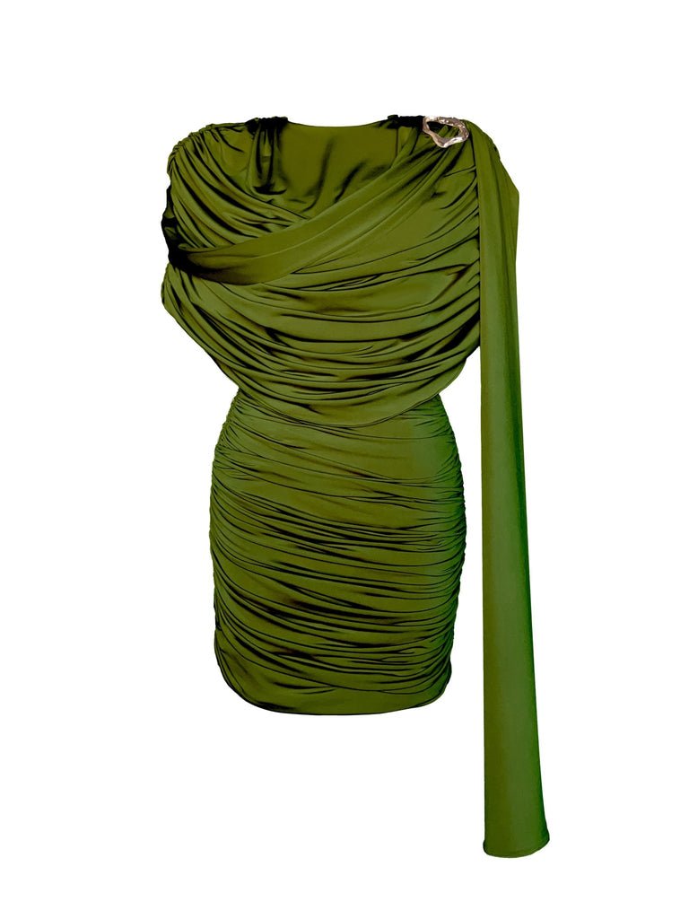 Andora Dress - Green - Gigii's