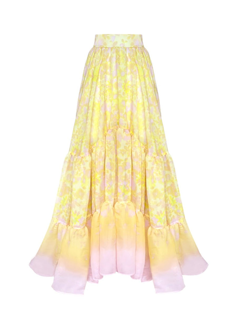 Aurora Gialla Bandeu Skirt - Gigii's