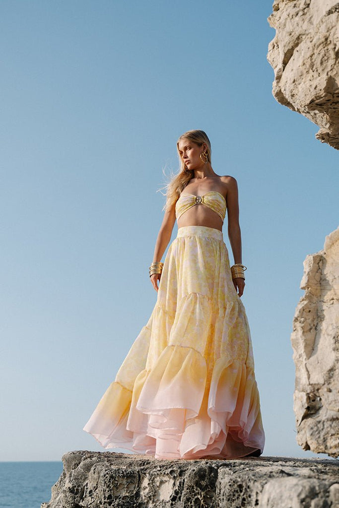 Aurora Gialla Bandeu Top - Gigii's