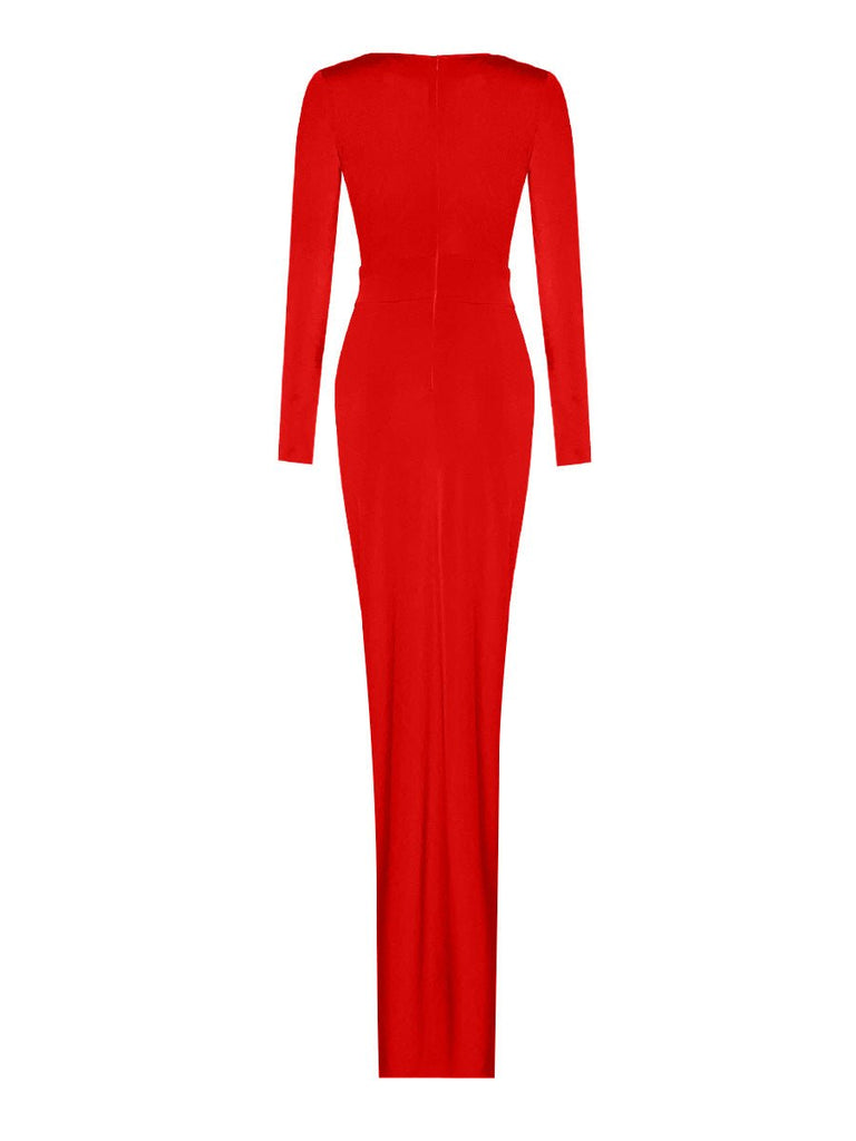 Brenda Dress - Red - Gigii's