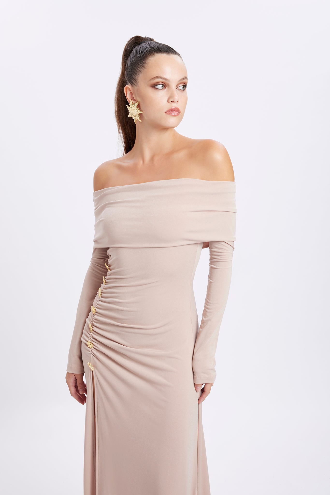 Cabana Dress - Nude • Gigii's