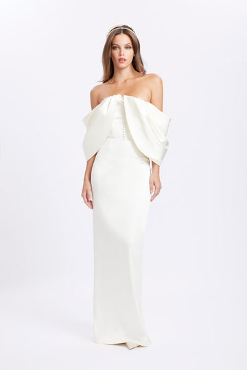Claudia Dress - White - Gigii's