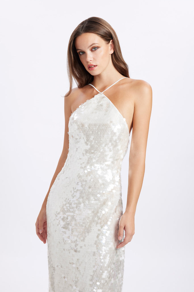 Cosmos Dress - White - Gigii's