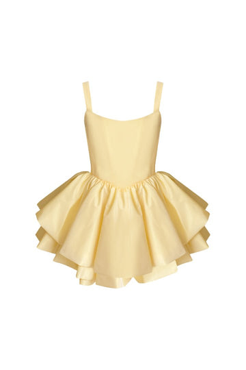 Este Dress - Butter Yellow - Gigii's
