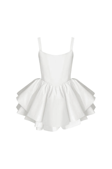 Este Dress - White - Gigii's