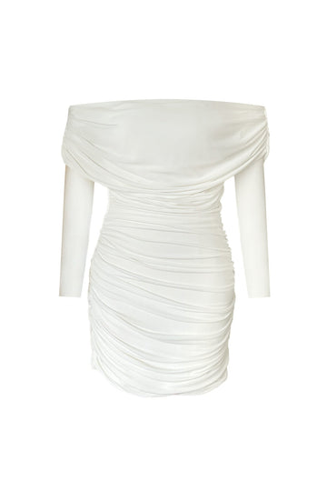 Gale Dress - White - Gigii's