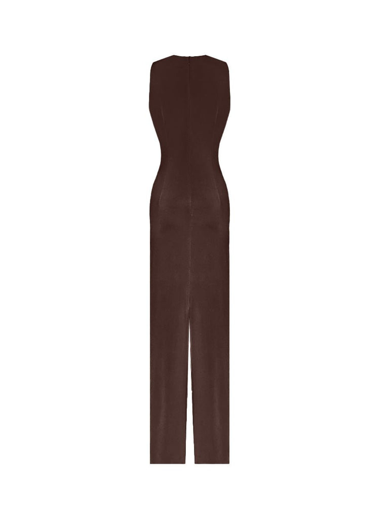 Gildea Dress - Brown - Gigii's