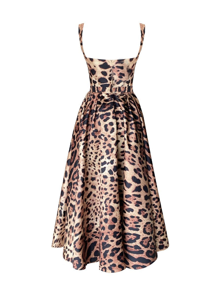 Hermia Dress - Leopard - Gigii's
