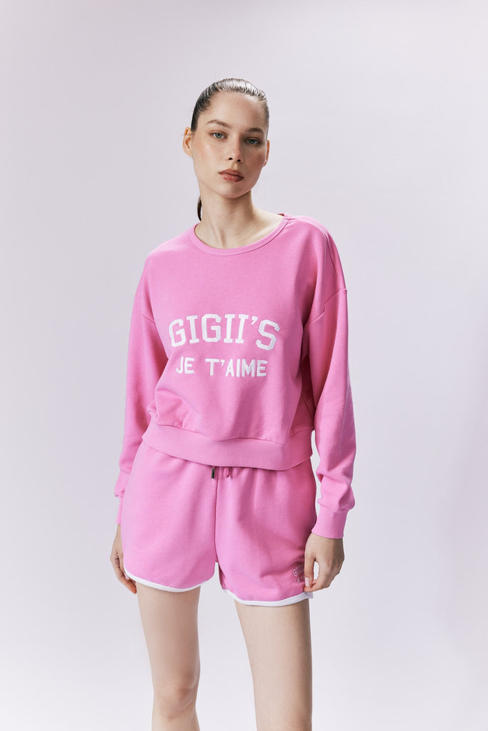 Juin Sweatshirt - Pink - Gigii's