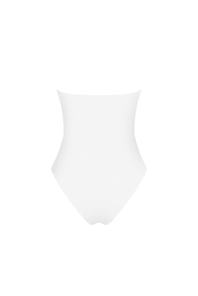 Lumina Cut - Out Swimsuit - White - Gigii's