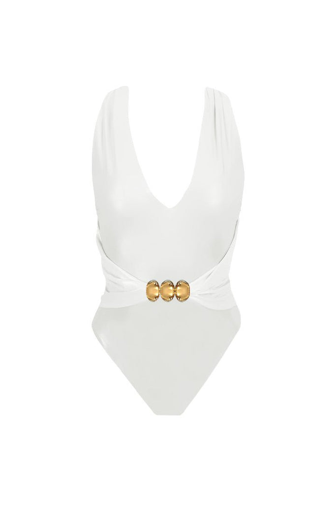 Olivia Swimsuit - White - Gigii's