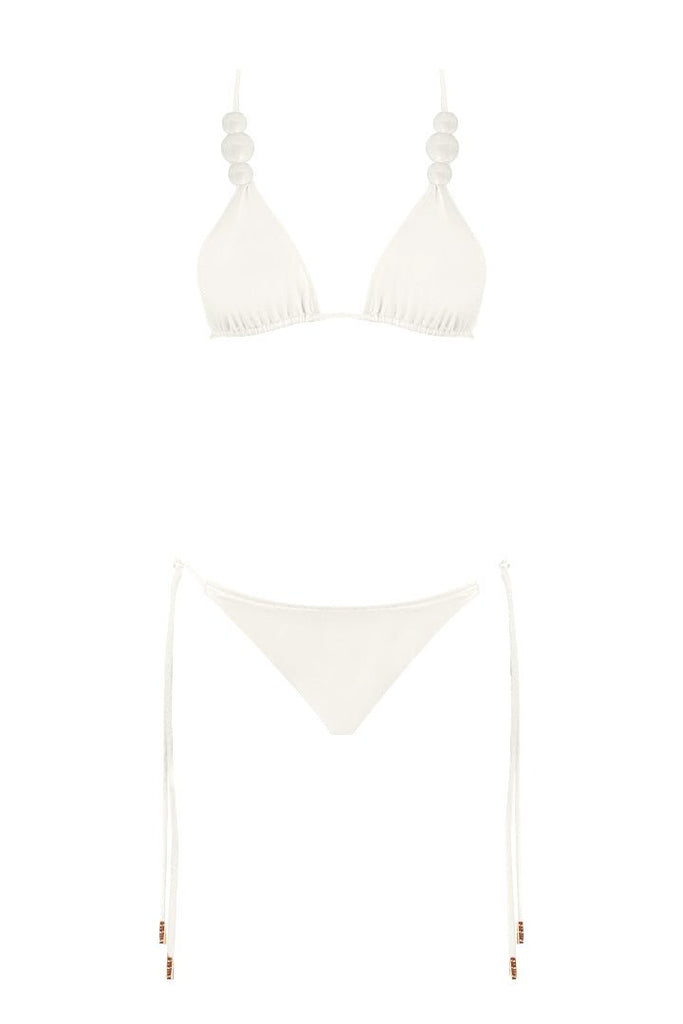 Savina Bikini Top - White - Gigii's
