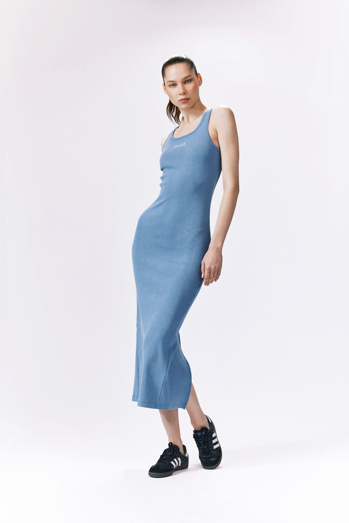 Soho Midi Dress - Blue - Gigii's