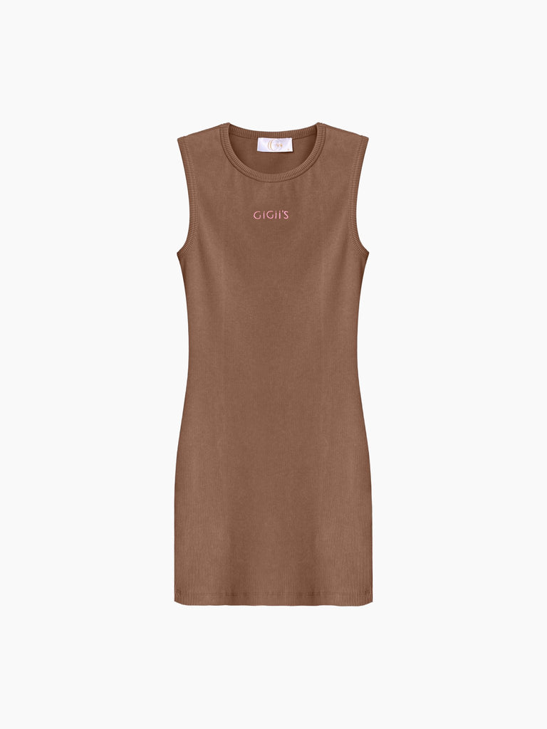 Soho Mini Dress - Brown - Gigii's