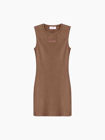 Soho Mini Dress - Brown - Gigii's