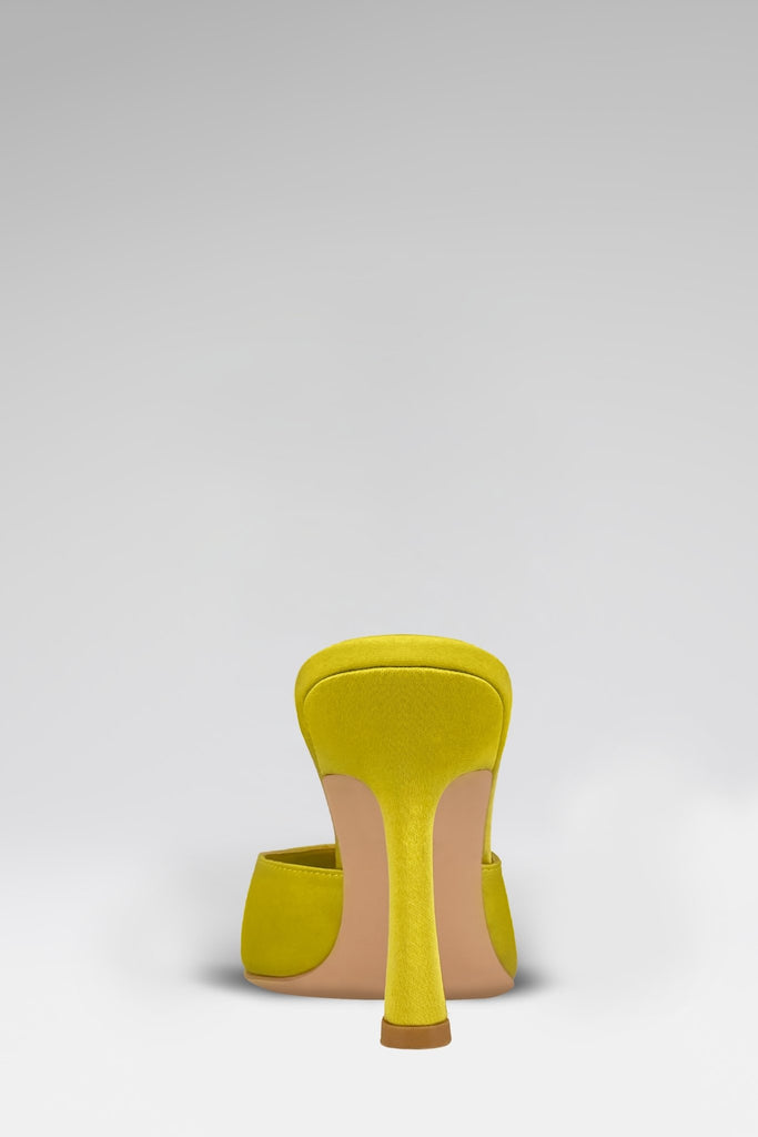Astro Satin Mules - Cactus Green - Gigii's