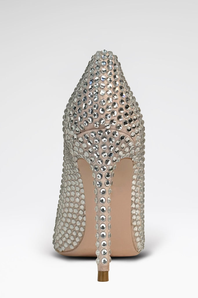 Lupita Rhinestone Pumps - Nude - Gigii's