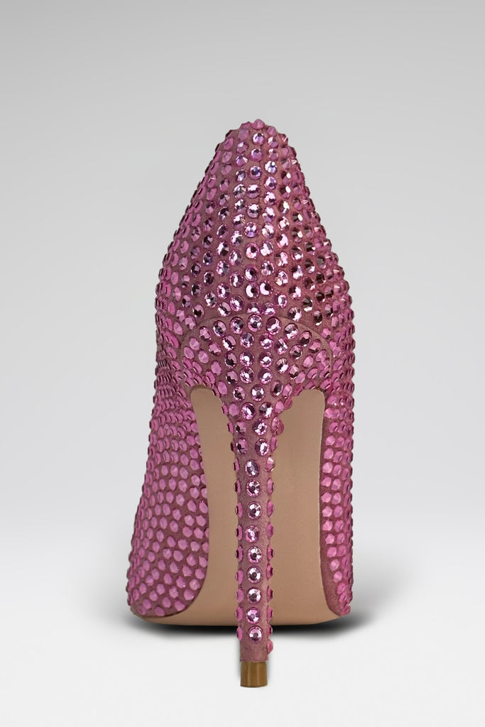 Lupita Rhinestone Pumps - Pink - Gigii's