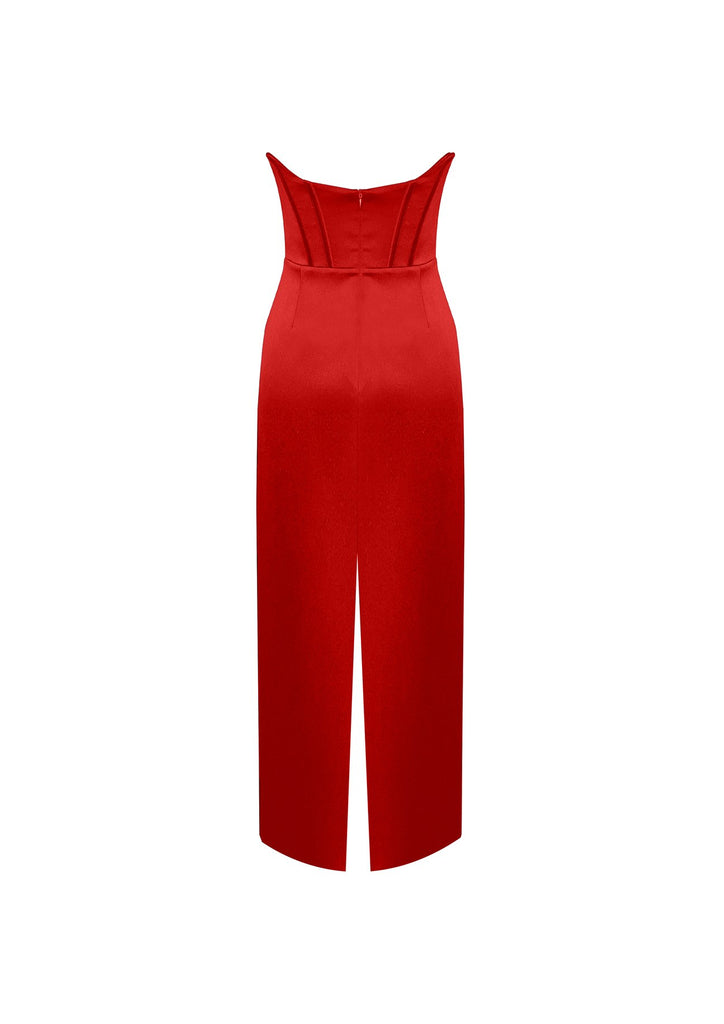 Monaco Dress - Red - Gigii's