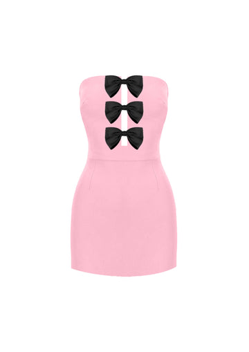 PINKY BOW DRESS - Gigii's