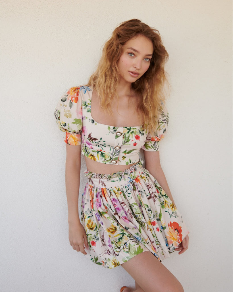 ROME SHIRT & SKIRT SET - Gigii's
