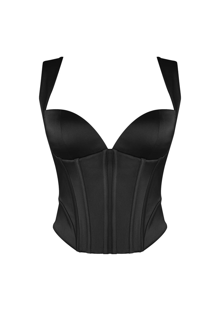 Vivienne Satin Bustier - Gigii's